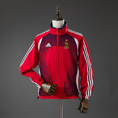 2006 France Red Windbreaker