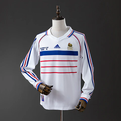 1998 France Away Long Sleeve Jersey