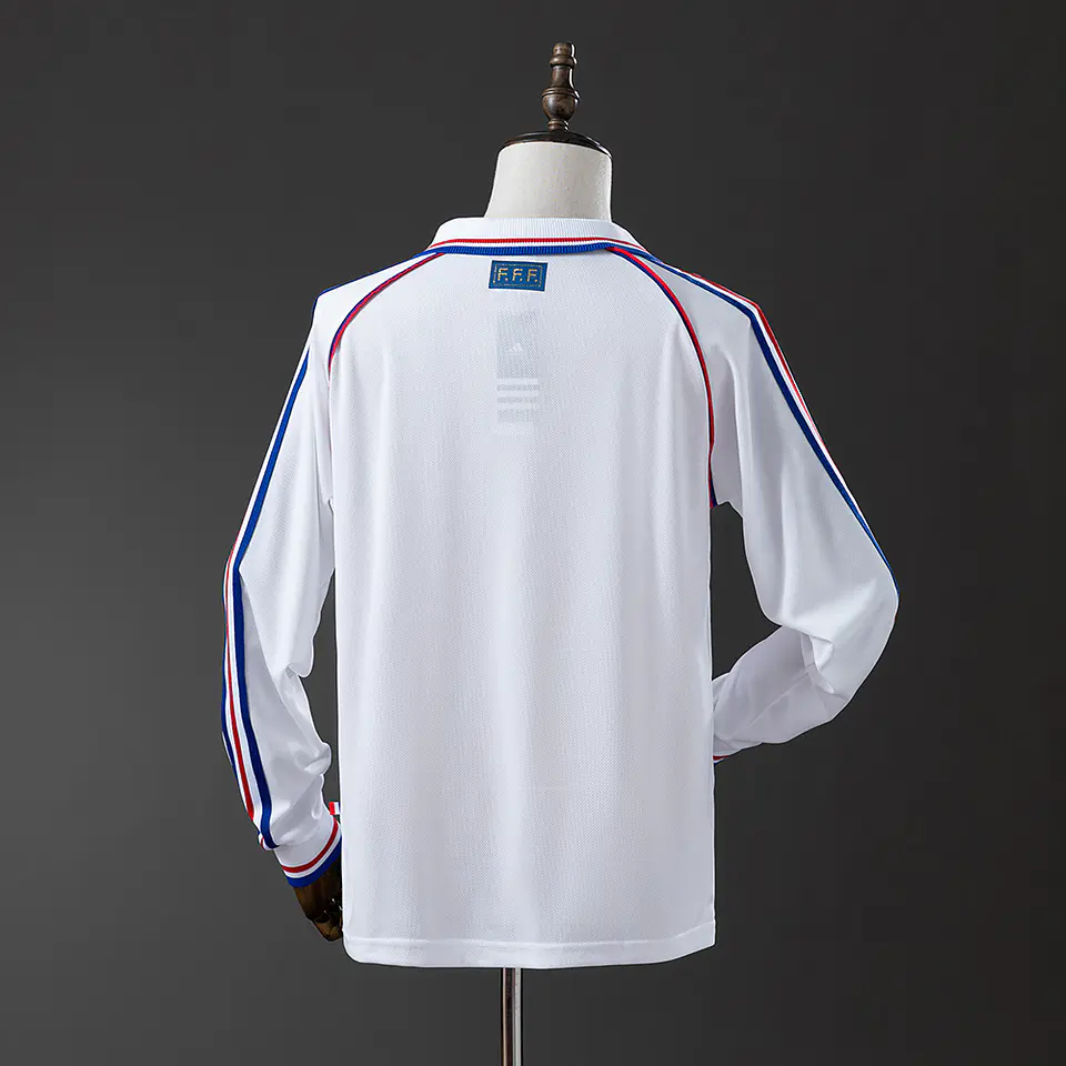 1998 France Away Long Sleeve Jersey 2
