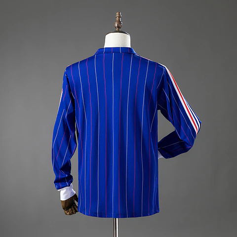1980 France Home Long Sleeve Jersey