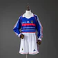 1998 France Home Long Sleeve Kids Kit - thumbnail 1