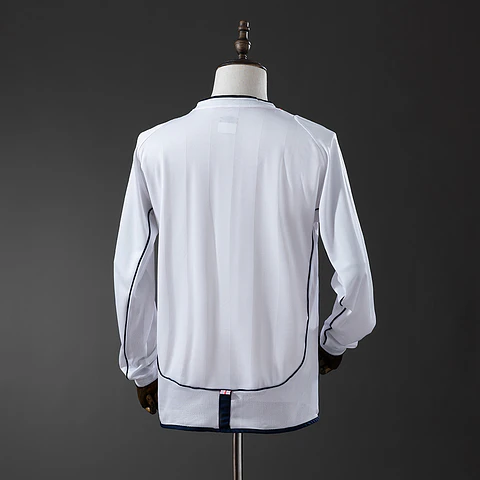 2002 England Home Long Sleeve Jersey