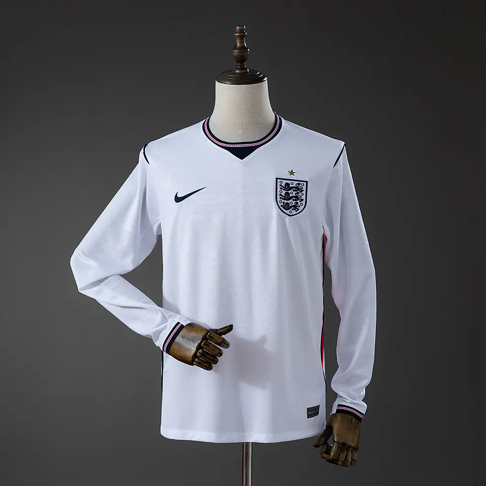 2026 England Home Long Sleeve Jersey 1