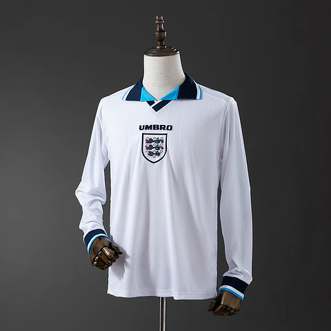 1996 England Home Long Sleeve Jersey