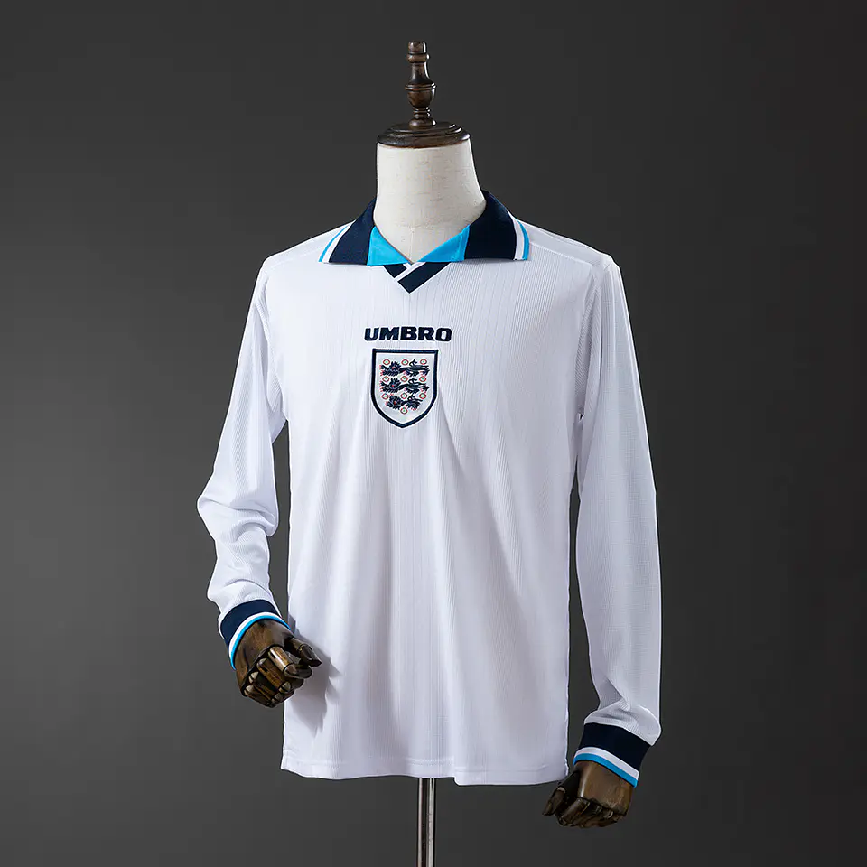 1996 England Home Long Sleeve Jersey 1