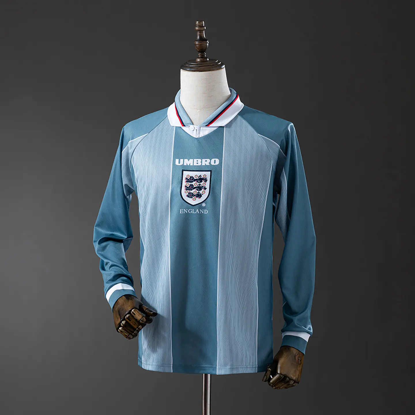 1996 England Away Long Sleeve Jersey 1