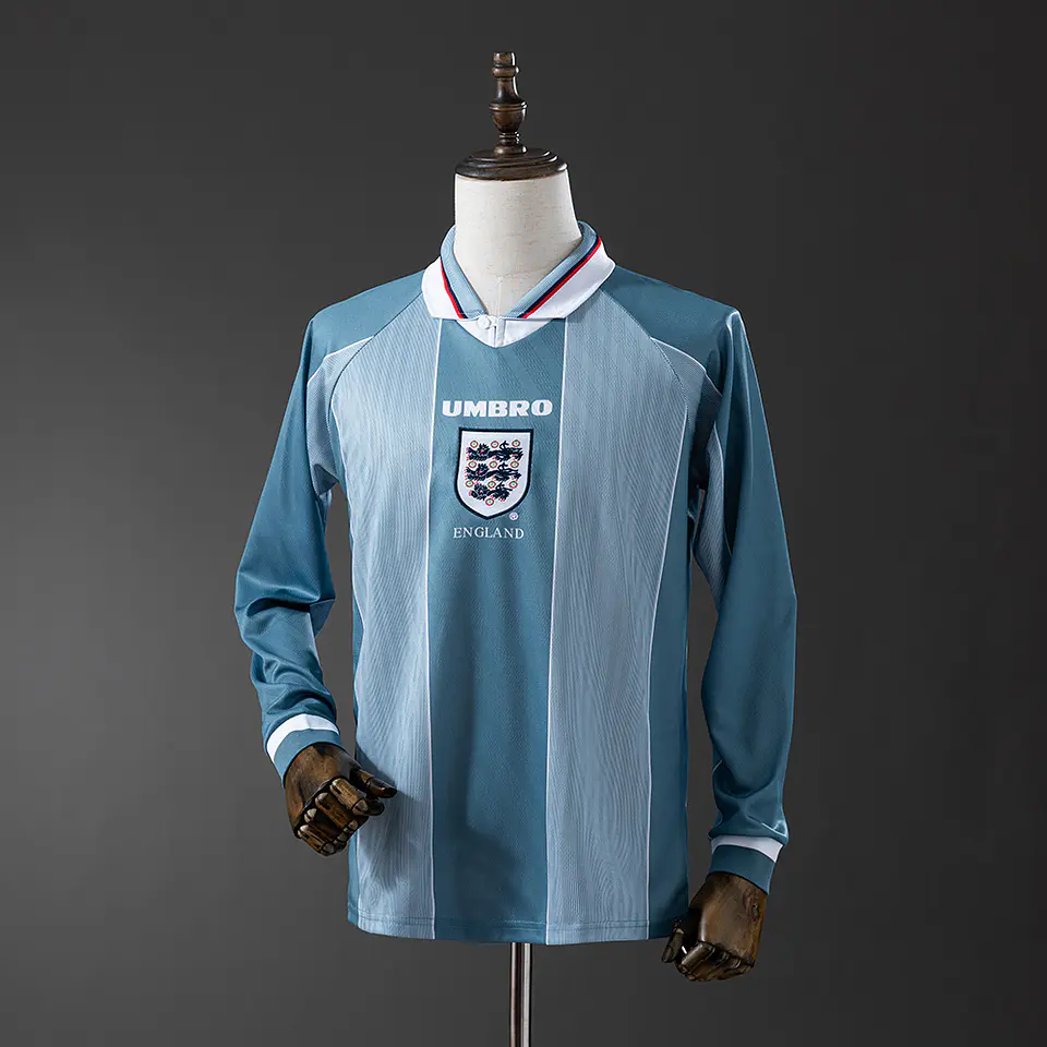 1996 England Away Long Sleeve Jersey 1