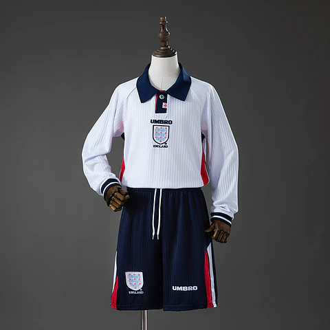 1998 England Home Long Sleeve Kids Kit