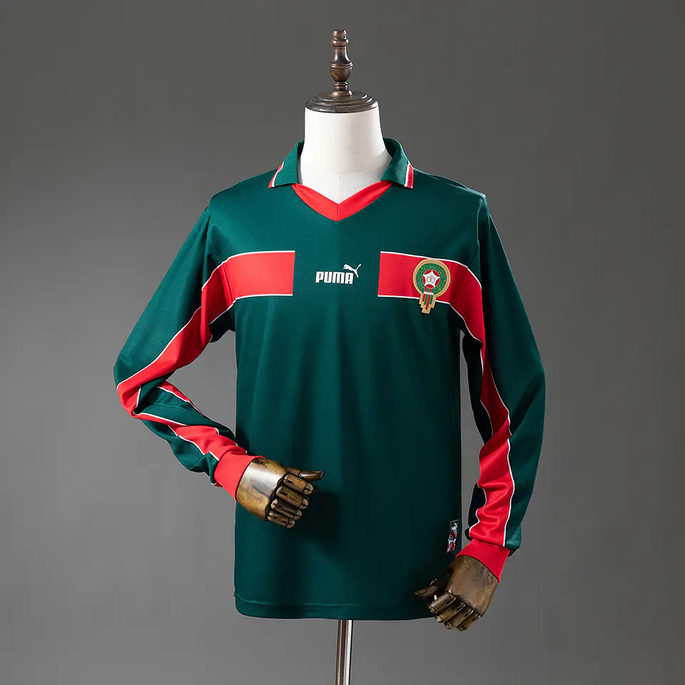 1998 Morocco Home Long Sleeve Jersey 1
