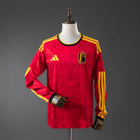 2026 Belgium Home Long Sleeve Jersey