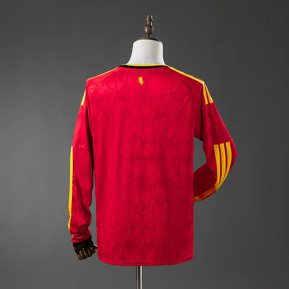 2026 Belgium Home Long Sleeve Jersey 2