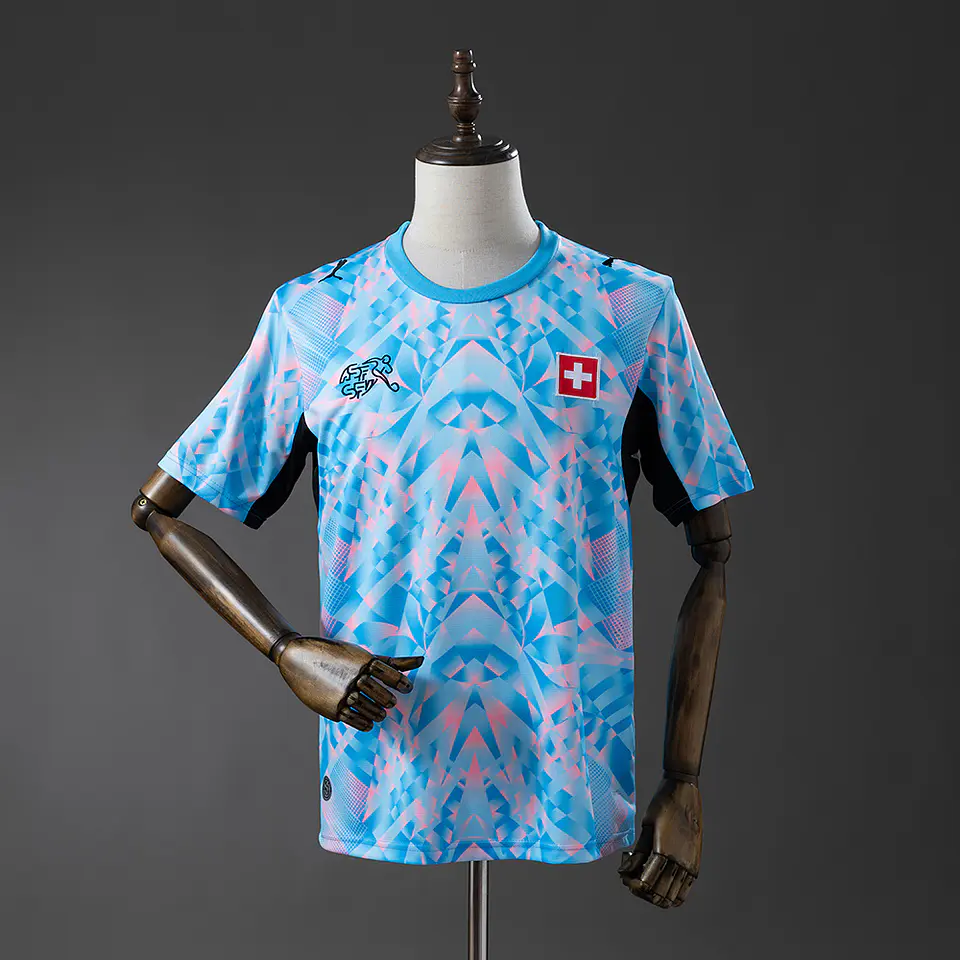 2026 Switzerland Blue Goalkeeper Jersey 1