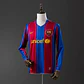 2007-08 Barcelona Home Long Sleeve Jersey - thumbnail 1