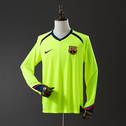2005-06 Barcelona Away Long Sleeve Jersey