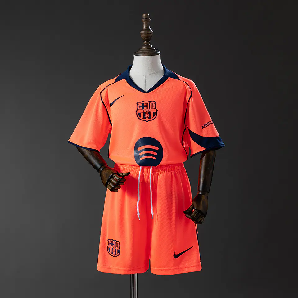 2025-26 Barcelona Third Kids Kit 1