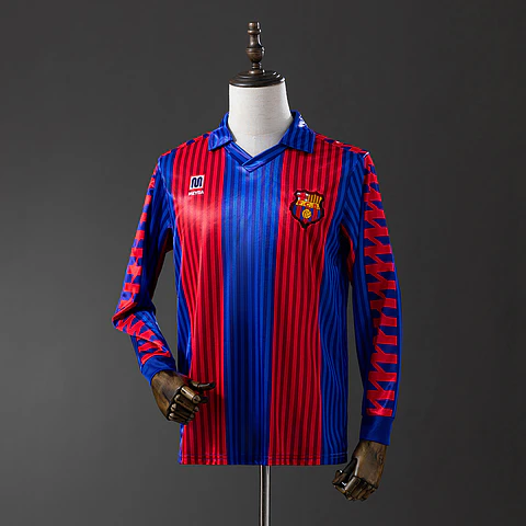 1989-92 Barcelona Home Long Sleeve Jersey