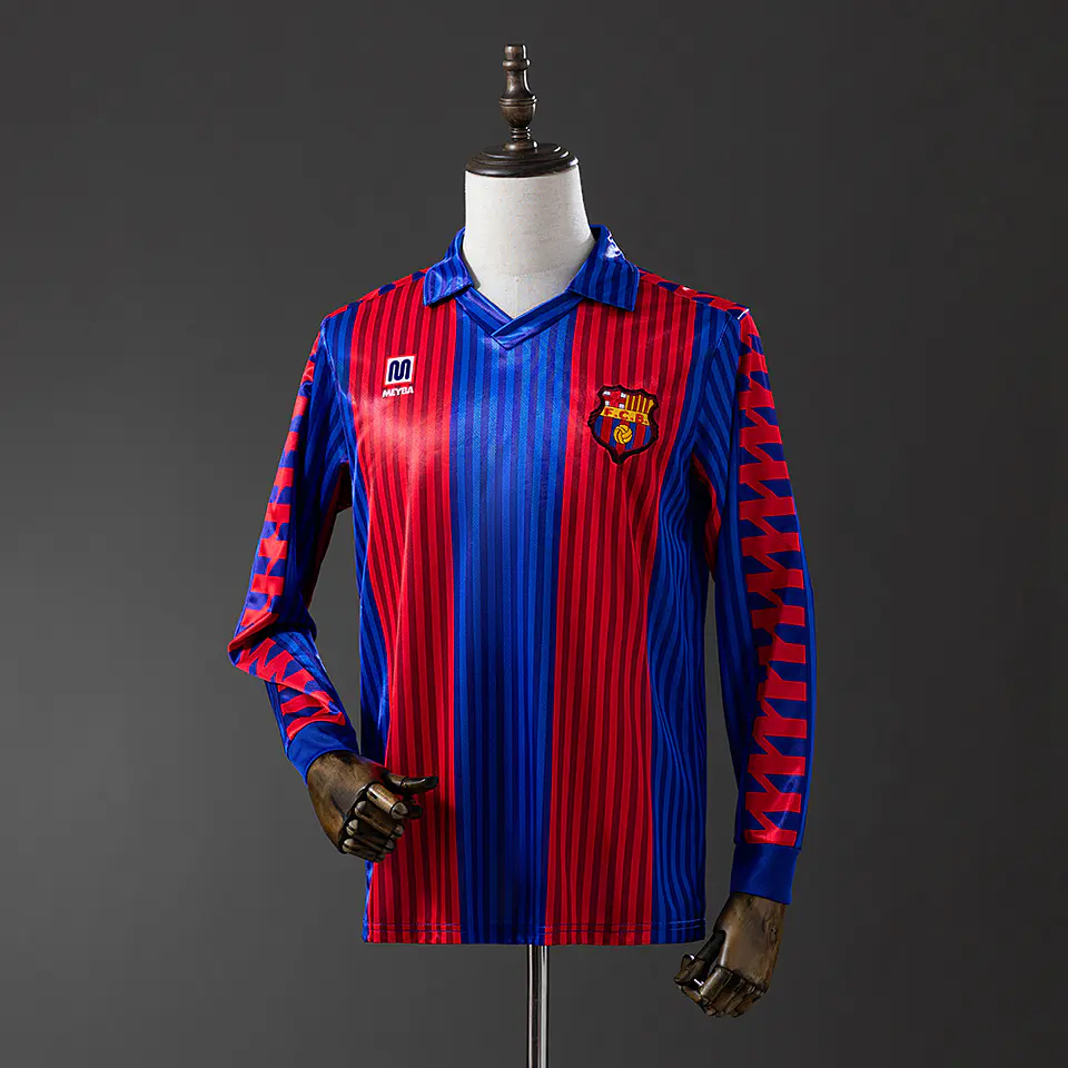 1989-92 Barcelona Home Long Sleeve Jersey 1