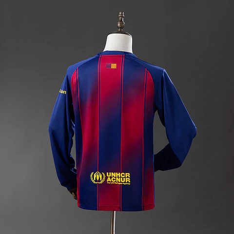 2025-26 Barcelona Home Long Sleeve Jersey