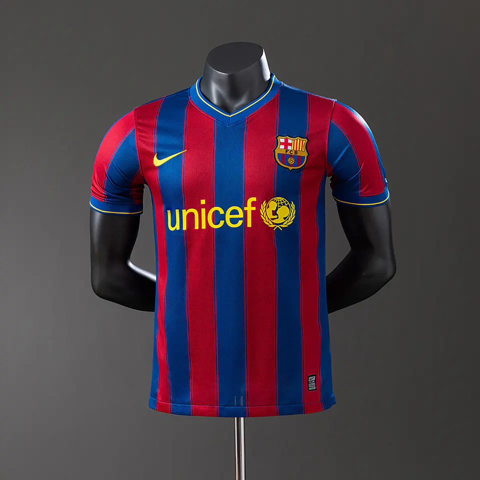 2009-10 Barcelona Home Player Version Jersey 1