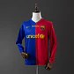 2008-09 Barcelona Home Long Sleeve Jersey - thumbnail 1