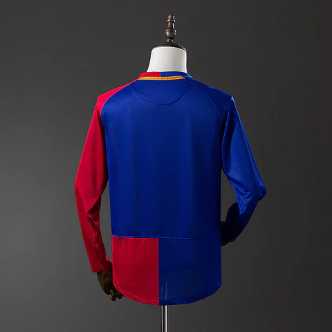 2008-09 Barcelona Home Long Sleeve Jersey