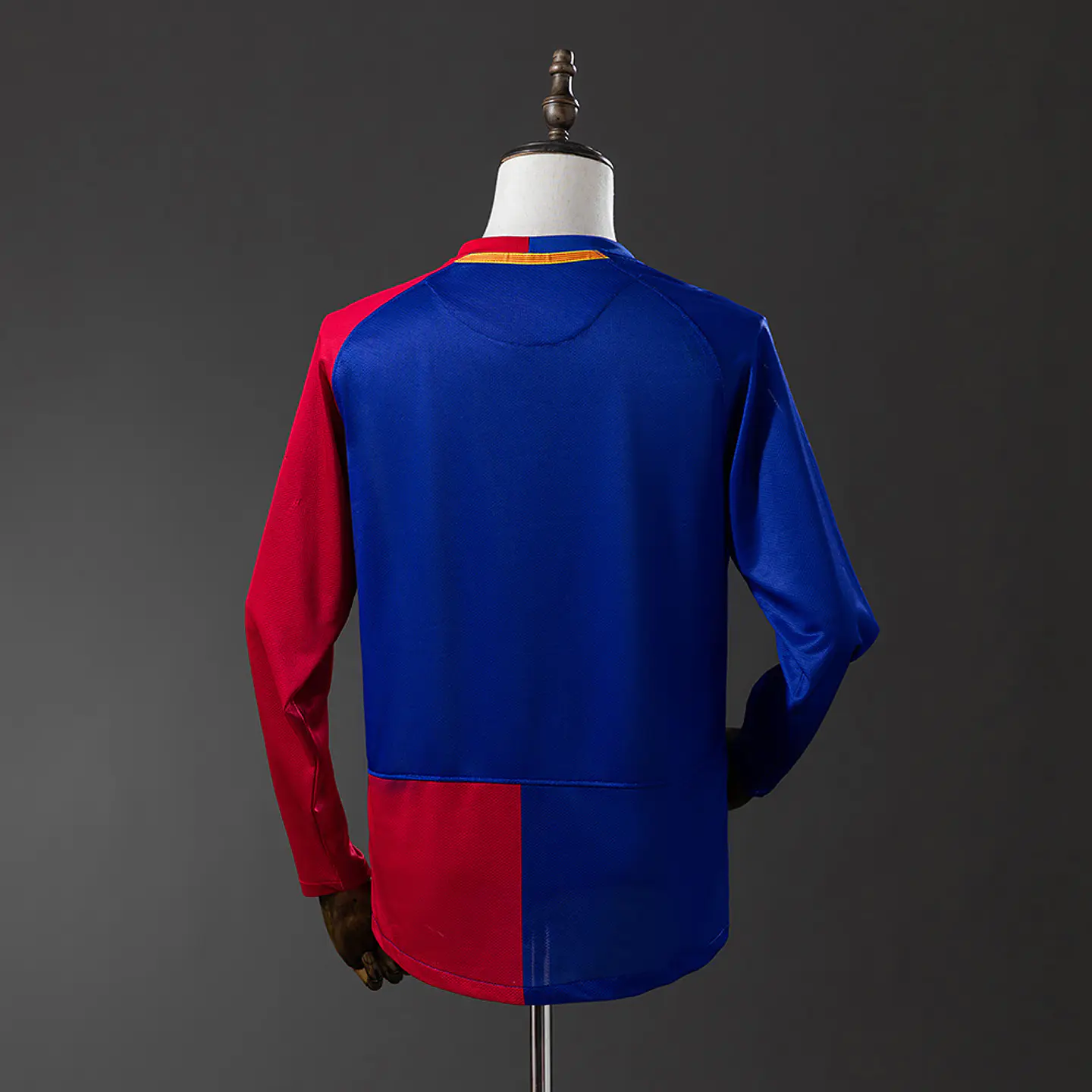 2008-09 Barcelona Home Long Sleeve Jersey 2