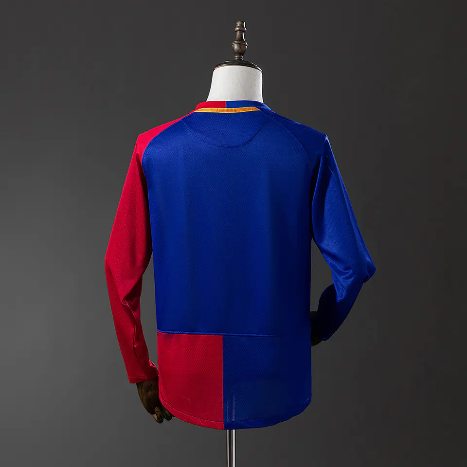 2008-09 Barcelona Home Long Sleeve Jersey 2