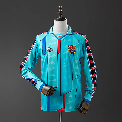 1995-97 Barcelona Away Long Sleeve Jersey
