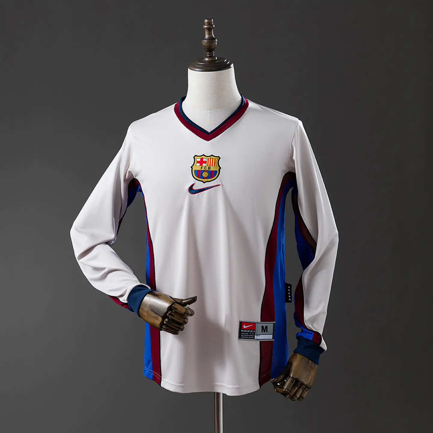 1998-01 Barcelona Away Long Sleeve Jersey 1