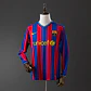 2009-10 Barcelona Home Long Sleeve Jersey - thumbnail 1