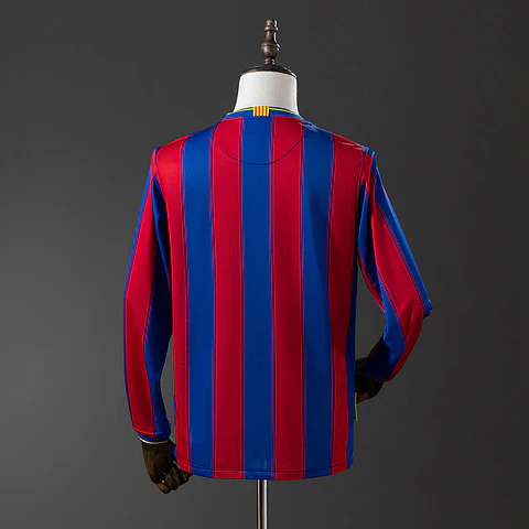 2009-10 Barcelona Home Long Sleeve Jersey