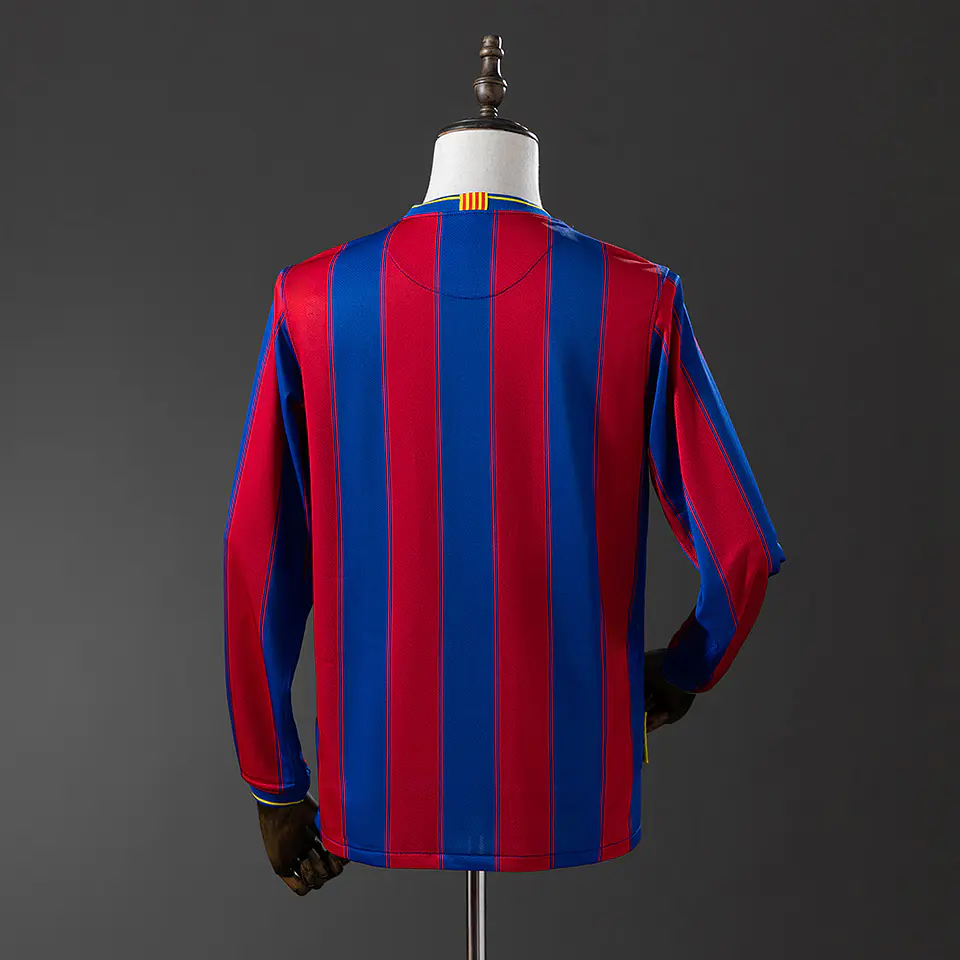 2009-10 Barcelona Home Long Sleeve Jersey 2