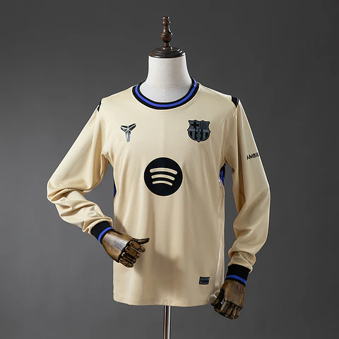 2025-26 Barcelona Away Long Sleeve Jersey