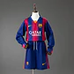 2014-15 Barcelona Home Long Sleeve Kids Kit - thumbnail 1
