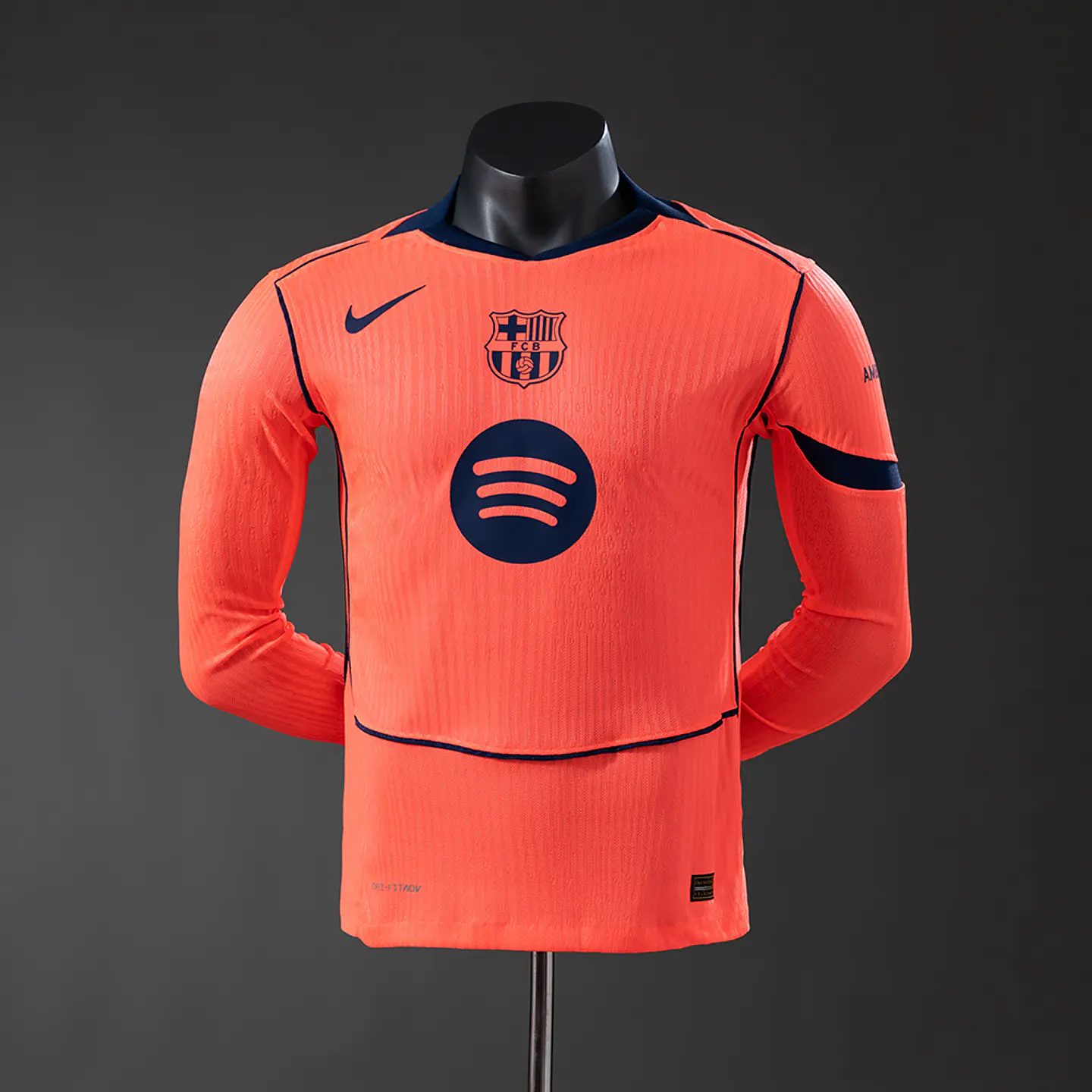 2025-26 Barcelona Third Long Sleeve Player Edition Jersey 1