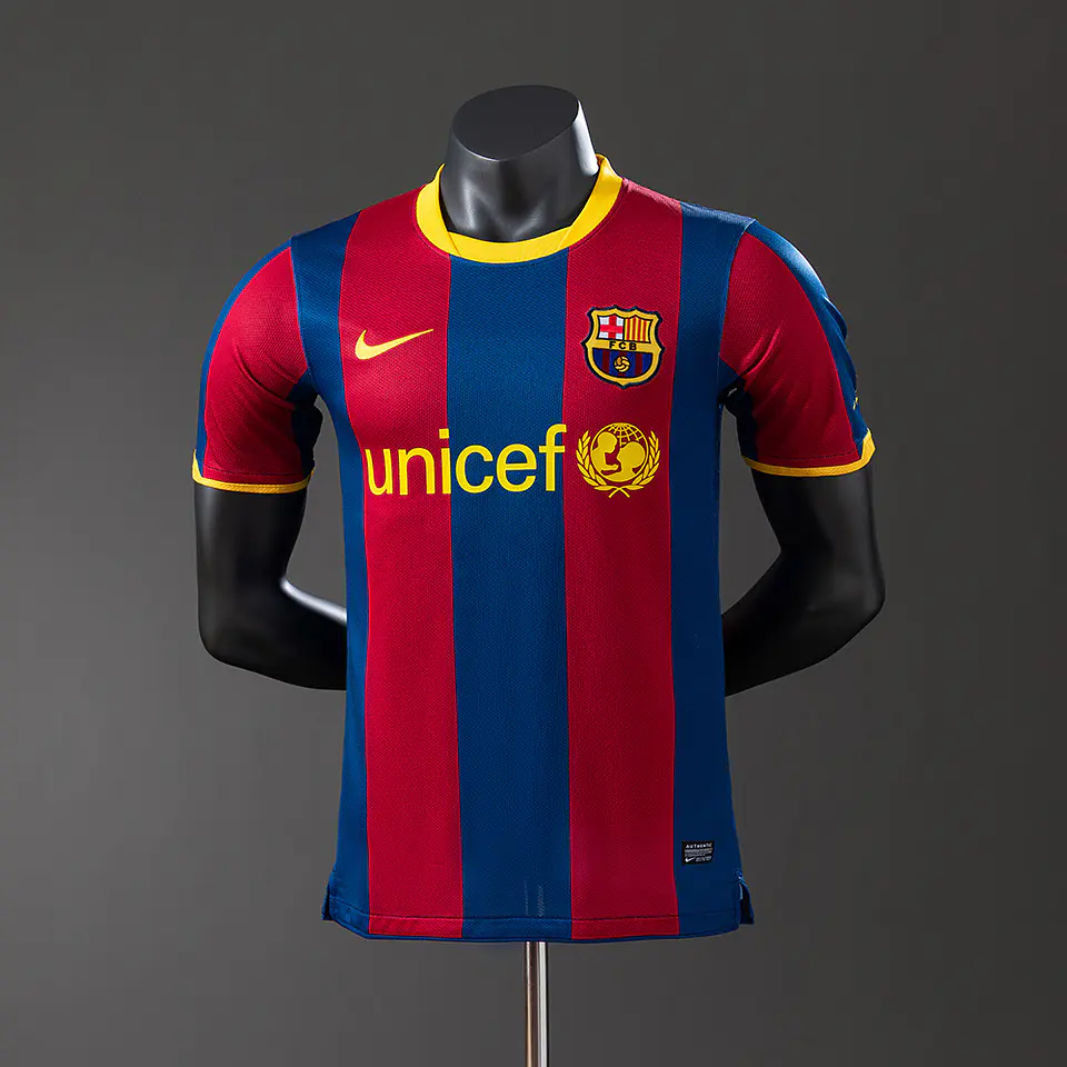 2010-11 Barcelona Home Player Edition Jersey 1