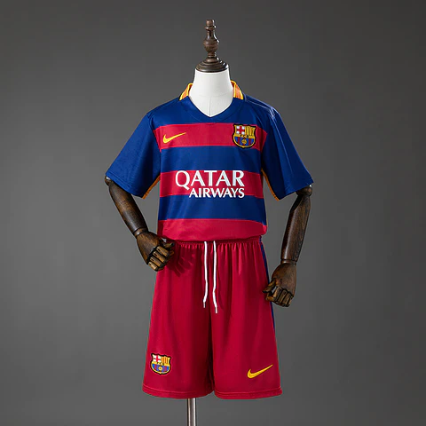 2015-16 Barcelona Home Kids Kit