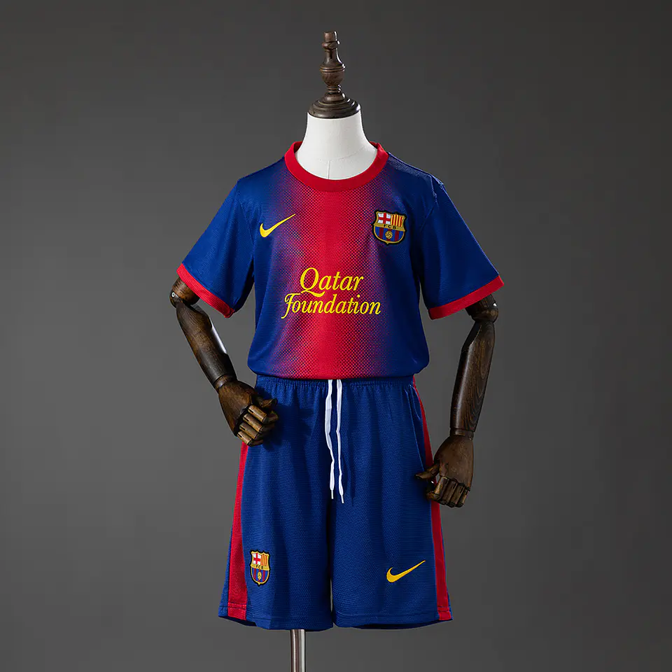 2012-13 Barcelona Home Kids Kit 1
