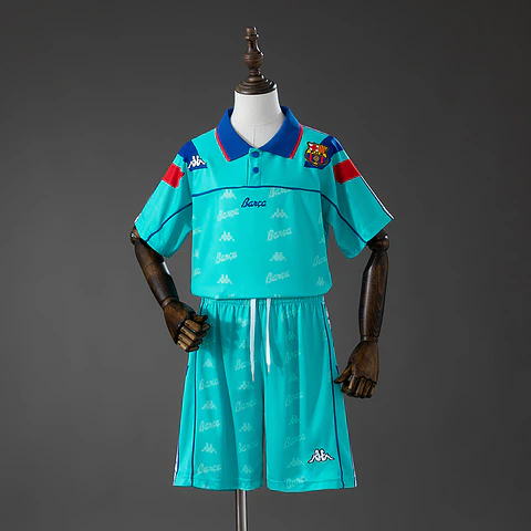 1992-95 Barcelona Away Kids Kit