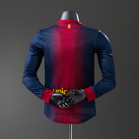 2012-13 Barcelona Home Long Sleeve Player Edition Jersey