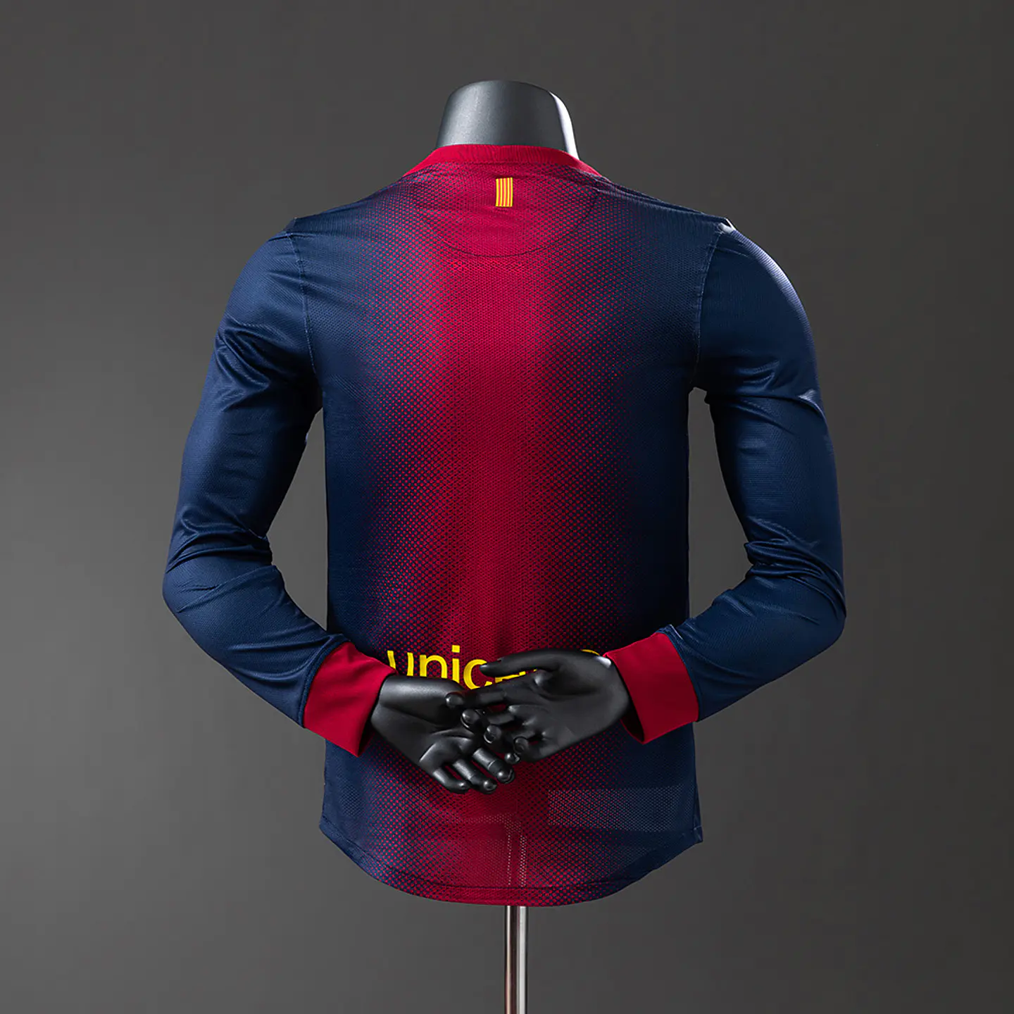 2012-13 Barcelona Home Long Sleeve Player Edition Jersey 2