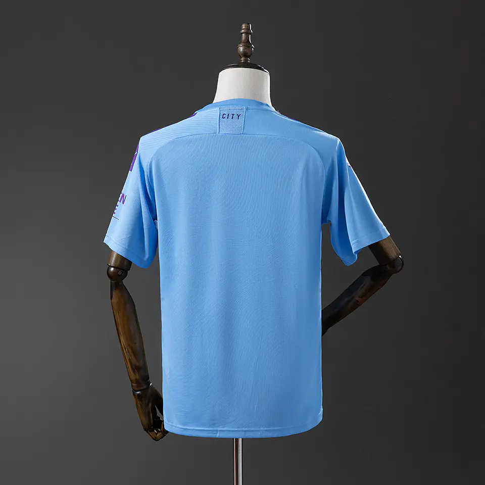 2019-20 Manchester City Home Jersey 2