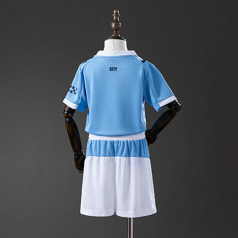 2025-26 Manchester City Home Kids Kit