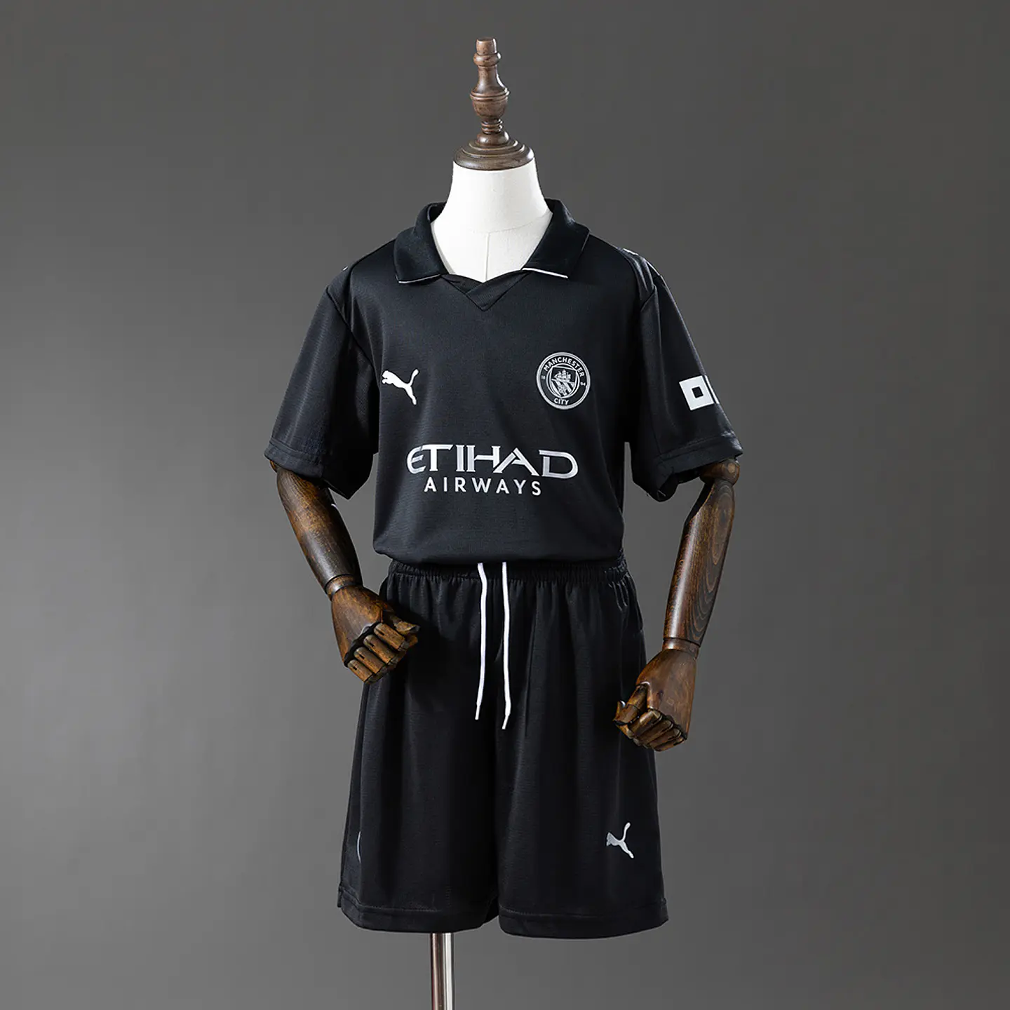 2025-26 Manchester City Away Kids Kit 1