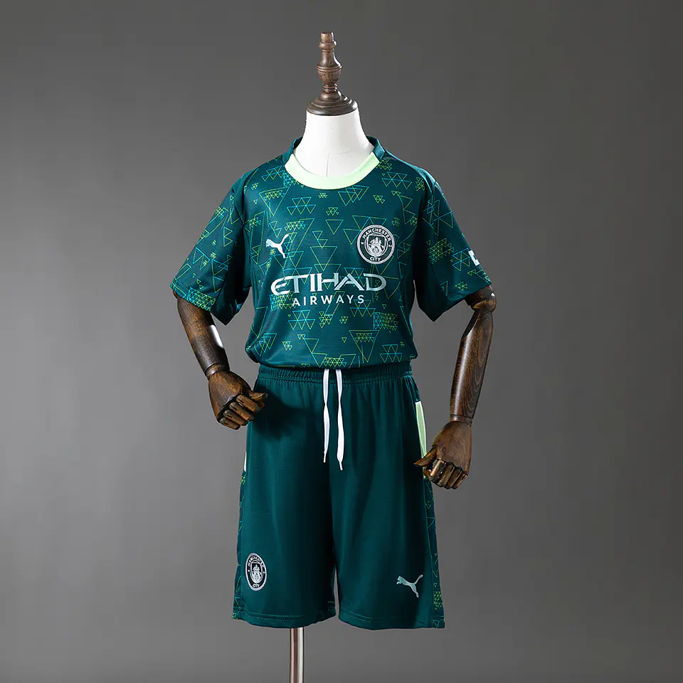 2025-26 Manchester City Fourth Kids Kit 1