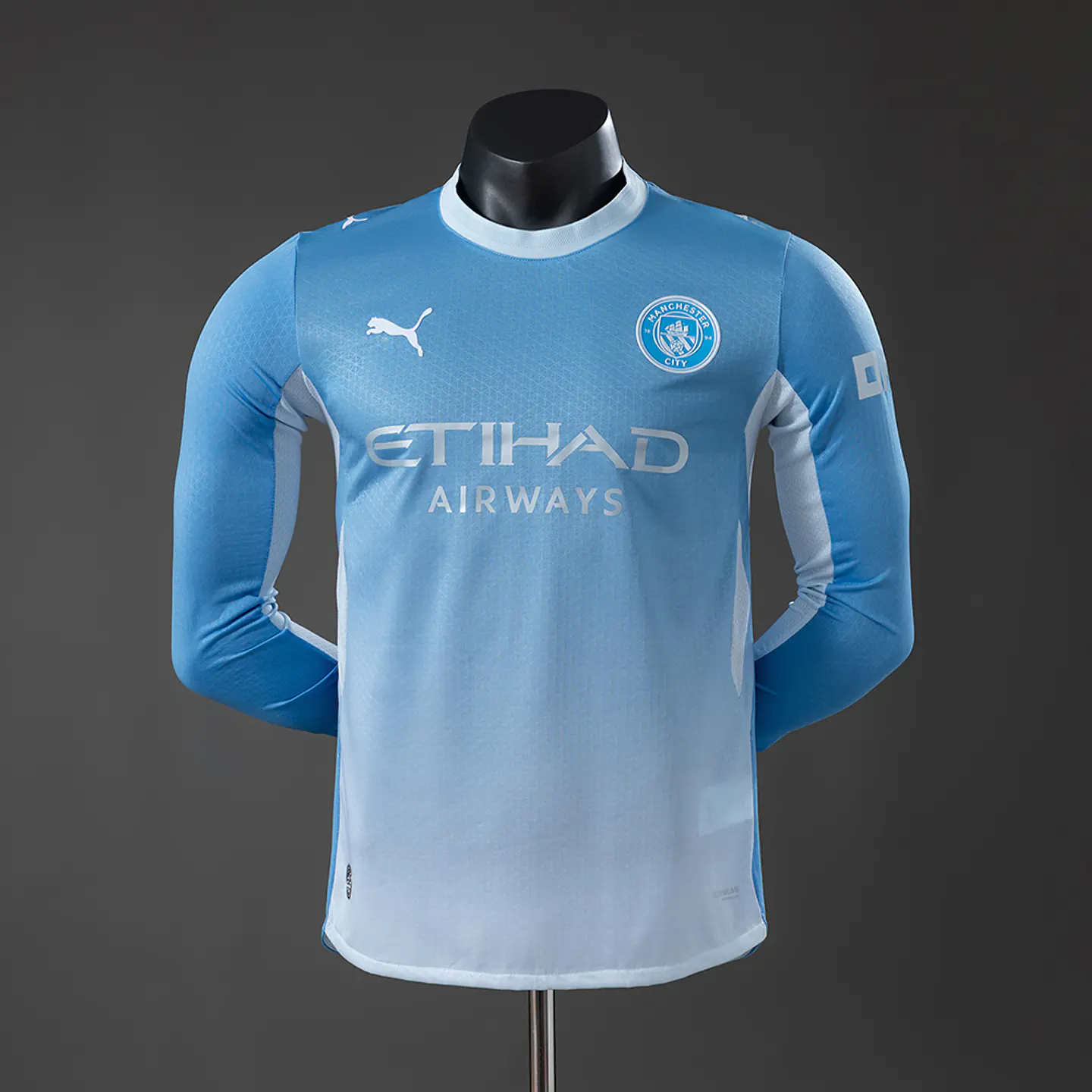 2026-27 Manchester City Home Long Sleeve Player Edition Jersey 1