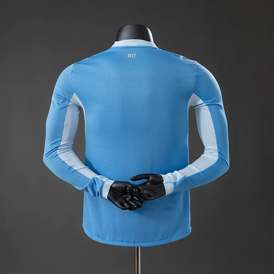 2026-27 Manchester City Home Long Sleeve Player Edition Jersey 2