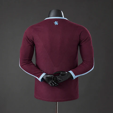 2026-27 Aston Villa Home Long Sleeve Player Edition Jersey