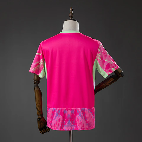 2026 Portugal Pink/Yellow Goalkeeper Jersey