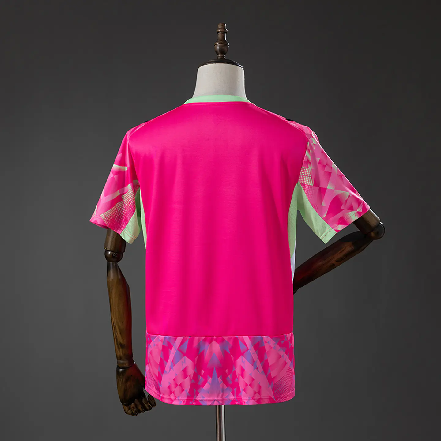 2026 Portugal Pink/Yellow Goalkeeper Jersey 2